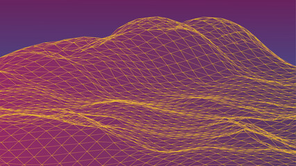 wireframe terrain