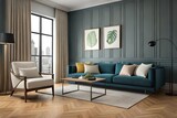 Fototapeta Przestrzenne - design of living room WOOD BACKGROUN TEKSTURE