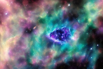 deep space nebula