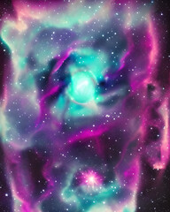 deep space nebula