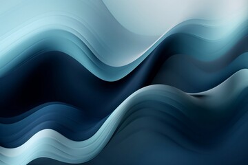 Wall Mural - a beautiful abstract vibrant wallpaper in gray and blue, style of flowing fabric. generative ai