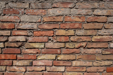 Wall Mural - red brick wall texture background