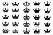 シンプルな王冠デザインセット
