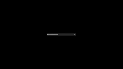 Wall Mural - animated hud infographic element loading progress bar