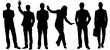 People silhouettes 78