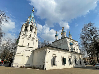 Wall Mural - Moscow, Russia, April, 04, 2023. Church of Peter and Paul in Soldatskaya Sloboda, 17th century. Moscow, Lefortovo