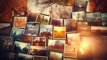 A Collection Of Photos On A Table With The Word Photography On The Top