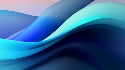 Wall Mural - a beautiful abstract vibrant wallpaper in gray and blue. simple, smooth gradients. generative ai