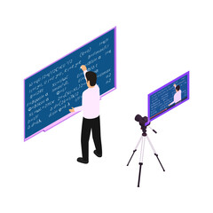 Wall Mural - Online Education Icon