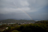 Fototapeta Tęcza - Rainbow after rain