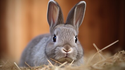 Canvas Print - Tiny Cuteness - Netherland Dwarf Bunny