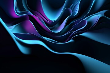 Abstract 3D background with copy space. Suitable for wallpaper, background, or banner. AI-Generated.