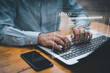 © Oatakoi - Analyst working with computer in Business Analytics and Data Management System to make report with KPI and metrics connected to database. Corporate strategy for finance, operations, sales, marketing