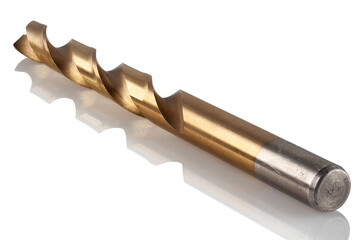 Poster - titanium nitride coated steel drill bit