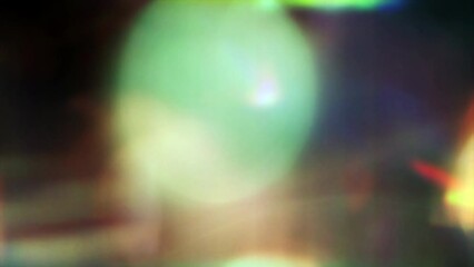 Wall Mural - loop abstract multicolored optical flare light leak blurred gradient loop motion abstract background