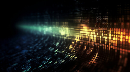 Programming source code abstract background, Generative Ai