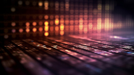 Programming source code abstract background, Generative Ai