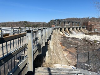 La Gabelle Hydro-electric dam in Quebec
