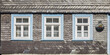Schöner Fassadenschmuck mit Schieferplatten an Bürgerhäusern in Goslar, Norddeutschland, Niedersachsen.
