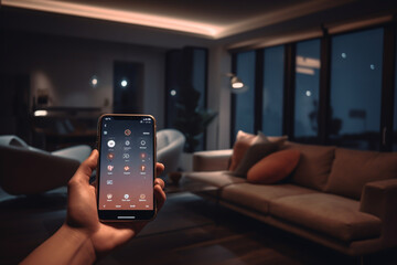smart home app modern, generative ai