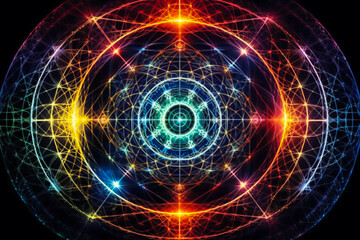 light codes are energy patterns sacred geometries , generative ai