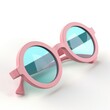 © ThisDesign - trendy sunglasses pastel colors, generative ai
