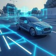 Autonomous car, data showing detection