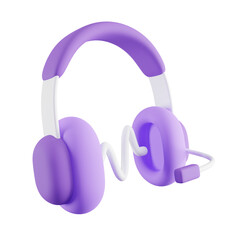 Sticker - headphone 3d icon