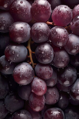 Wall Mural - Fresh grape background, ai