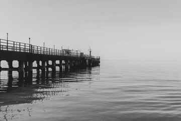 Canvas Print - pier in the sea