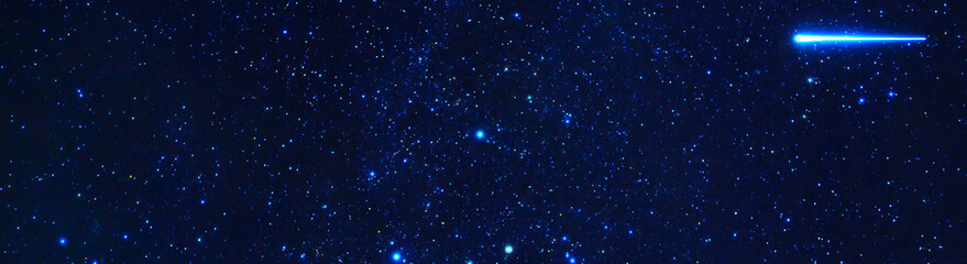 Wall Mural - stars on the background of the night starry sky with many constellations, universes and shooting sta