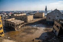 The Desolation Of War In Ukraine, Destroyed City