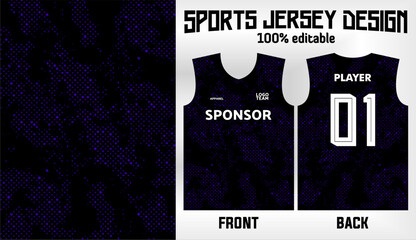 Wall Mural - vector sport jersey design