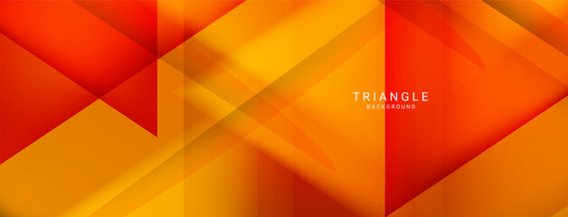 Wall Mural - abstract color triangular pattern elegant design background