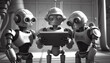 Künstliche Intelligenz von Robotern, Weiterbildung, Tablet Einweisung