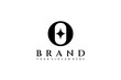 © FendyTerisno - O star with symbol of letter O and star inside in flat design