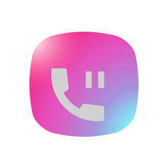 Sticker - Hold Phone Call - Pictogram (icon) 