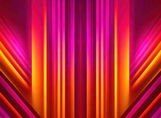 Aufkleber - Abstract background with stripes. Futuristic technology style, ai generation