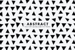 Black triangle geometric shapes abstract seamless repeating pattern
