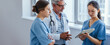 © Jacob Lund - Female nurses in residency discuss with a doctor in a hospital