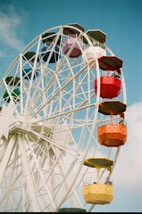 Ferris wheel on a sunny day