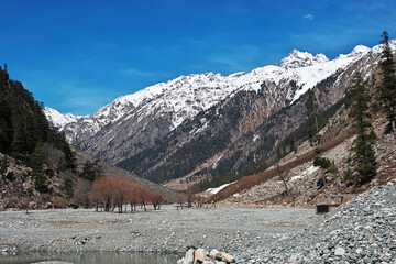 Sticker - Nature of Kalam valley in Himalayas, Pakistan