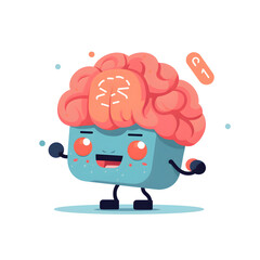 AI Brain Neurology Neuroscience character