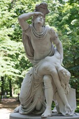 Wall Mural - Statue in the Palace on the Isle in Lazienki park, Warsaw, Poland