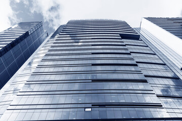 Poster - Exterior of modern architectue. Building abstract background