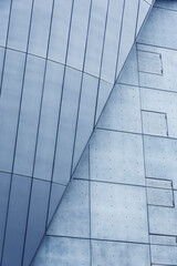 Aufkleber - Exterior of modern architecture. Building abstract background