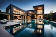 Real Estate luxury Building with pool