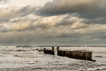 Wall Mural - Wangerooges Strand und Dünen im Dezember