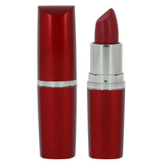 Wall Mural - Open lipstick in a red plastic case on a white isolated background