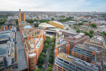 Wall Mural - Aerial view of Berlin with Theater at Potsdamer Platz - Berlin, Germany